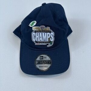 New Era Florida Panthers Championship Hat Cap‎ Strap Back Blue NHL Hockey W/Pin